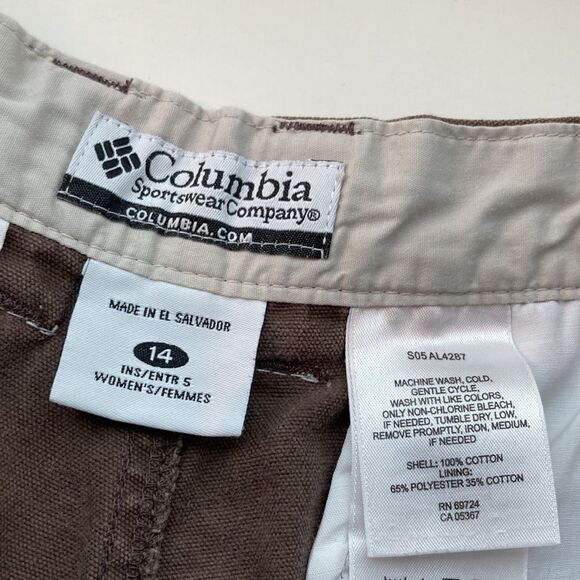 Columbia vintage, high-rise ladies shorts size 14 - Picture 3 of 8